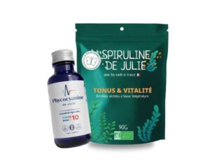 Combo Phycocyanine et Spiruline de Julie : Boostez votre énergie et vitalité